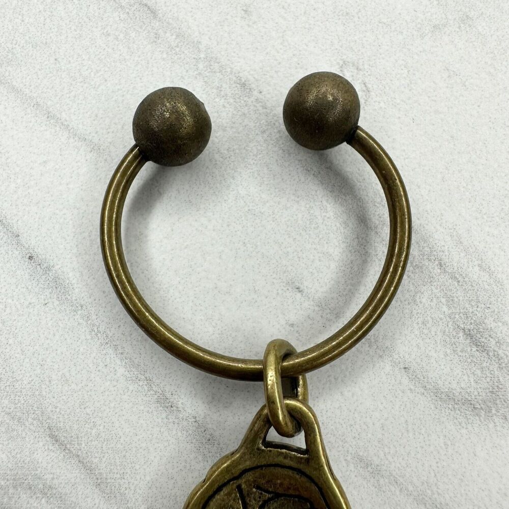 Chico's 2010 Rhinestone Parrot Bird Keychain Keyring - Picture 7 of 9